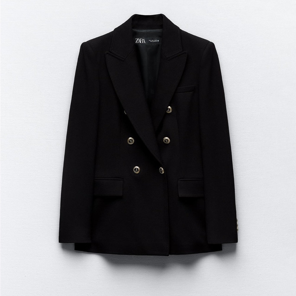 ZARA black tailored blazer - Picture 3 of 4